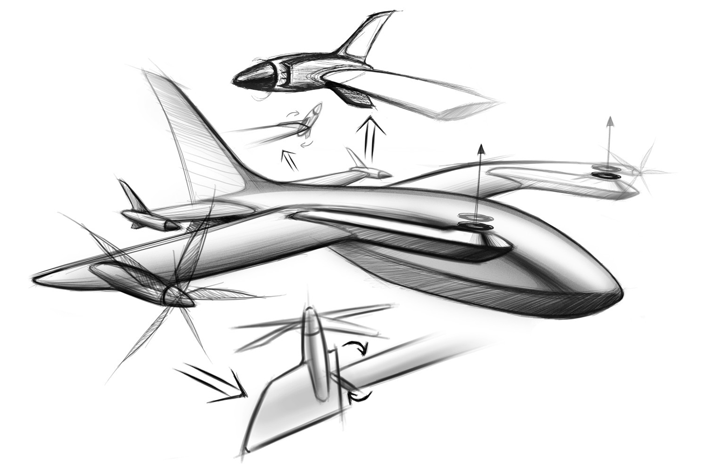TCab Tech E20 passenger eVTOL concept design aircraft artist rendition
TCab Tech E20 passenger eVTOL concept design aircraft artist rendition